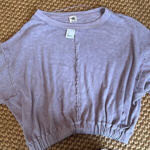 We The Free Mauve Knit Top